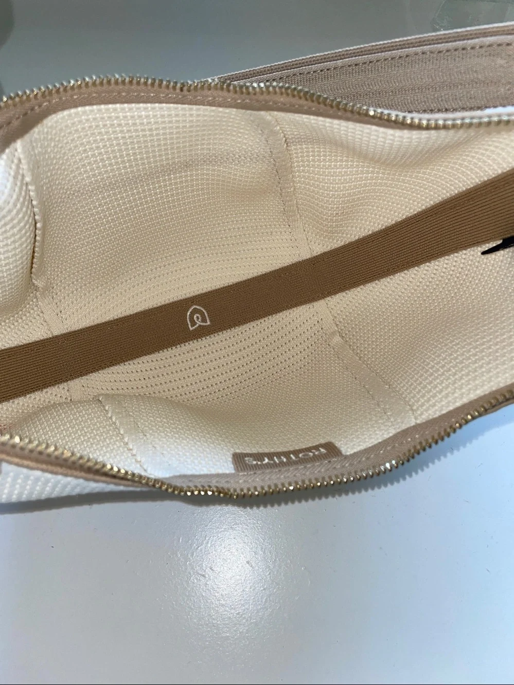 Coastal Quiet Luxury Woven Hobo Shoulder Bag Cream Tan Rothy’s The Crescent Bag